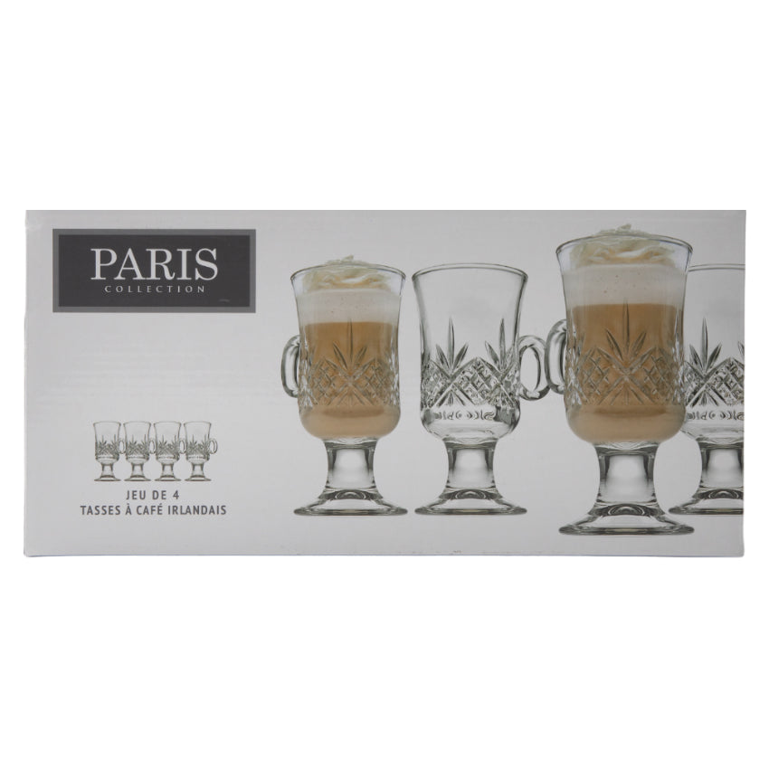 Paris Irish Coffee Mugs, Set Of 4