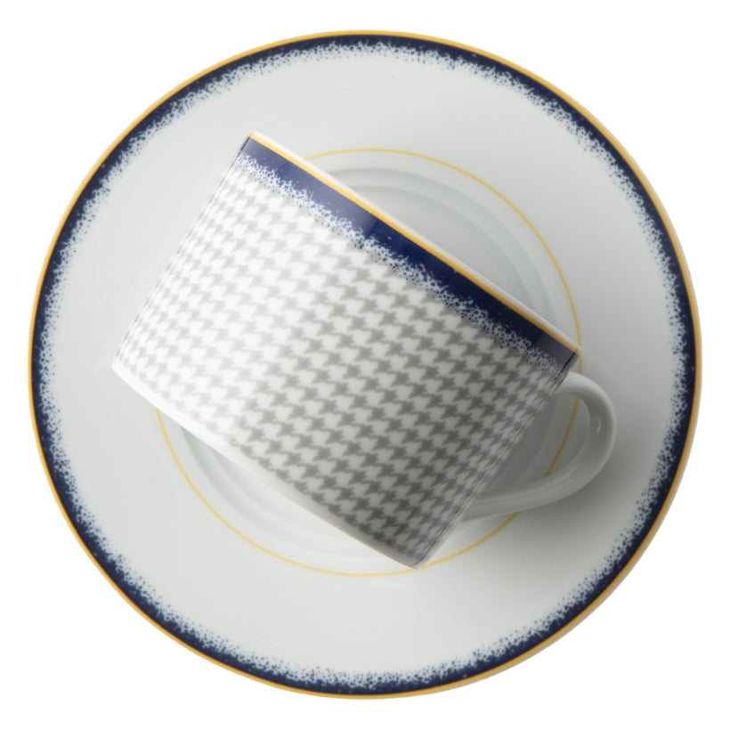 Galateo Houndstooth Cup & Saucer