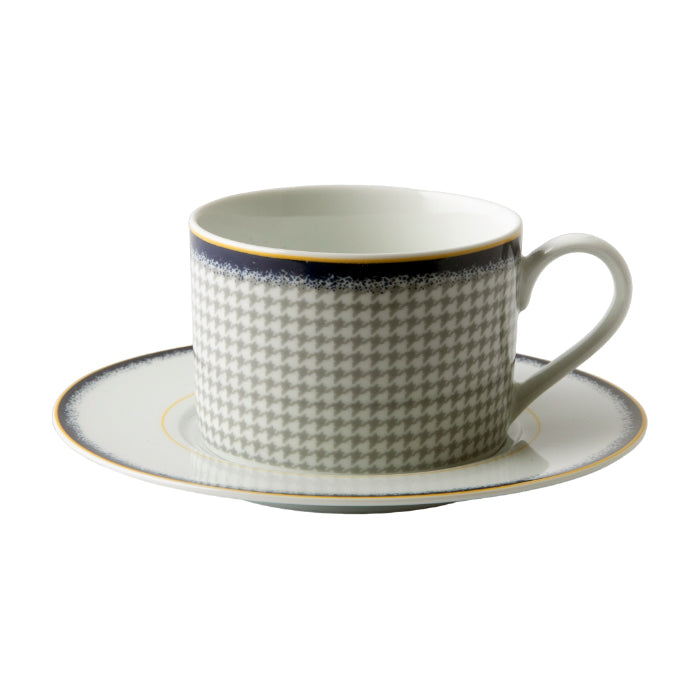 Galateo Houndstooth Cup & Saucer
