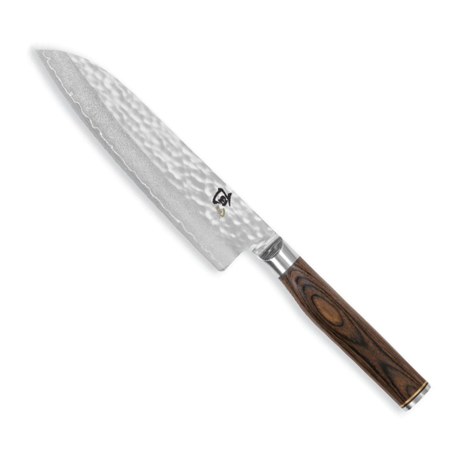 KAI Shun Premier Tim Mälzer Hammered Santoku Knife, 18cm