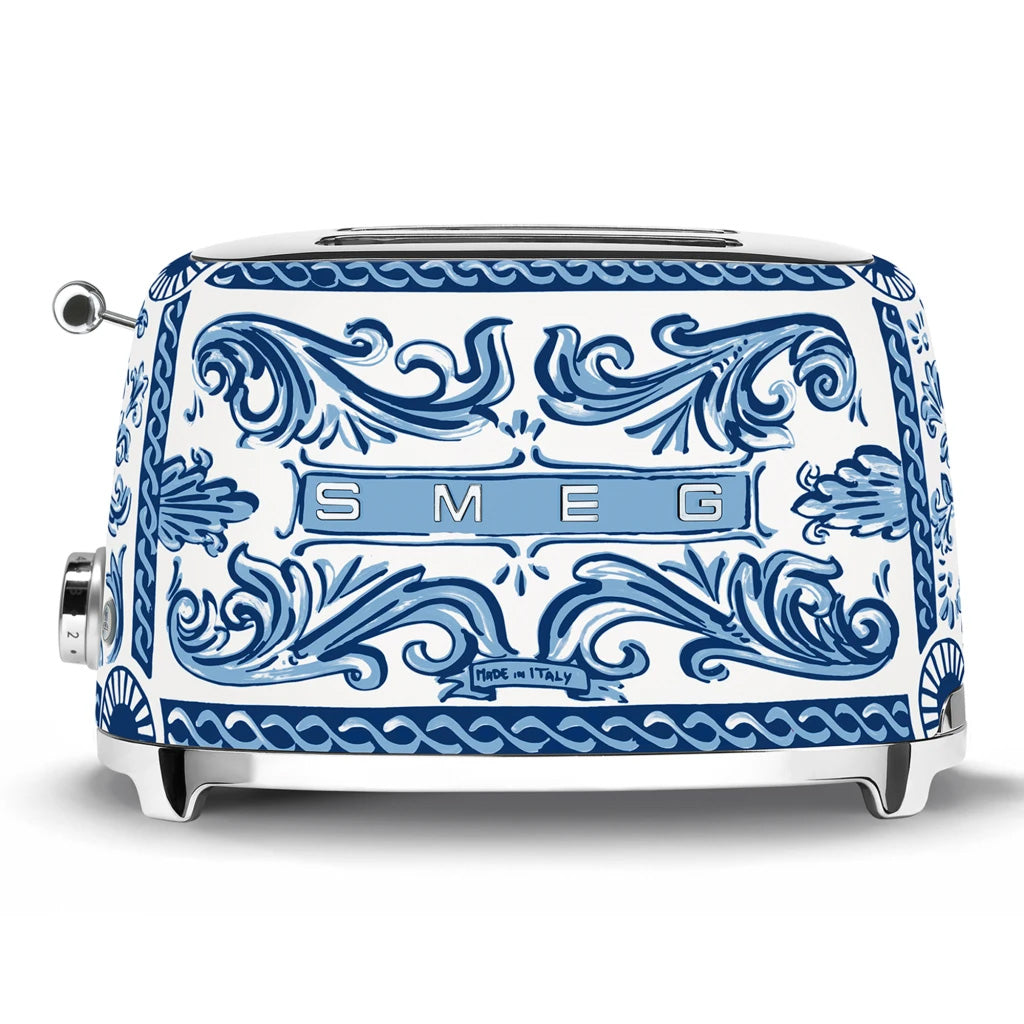 Smeg Blu Mediterraneo Dolce & Gabbana 2 Slice Toaster