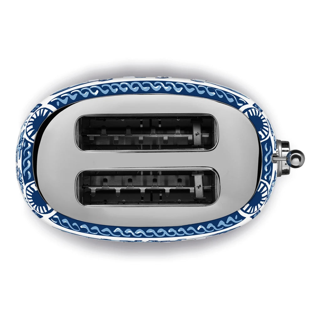 Smeg Blu Mediterraneo Dolce & Gabbana 2 Slice Toaster