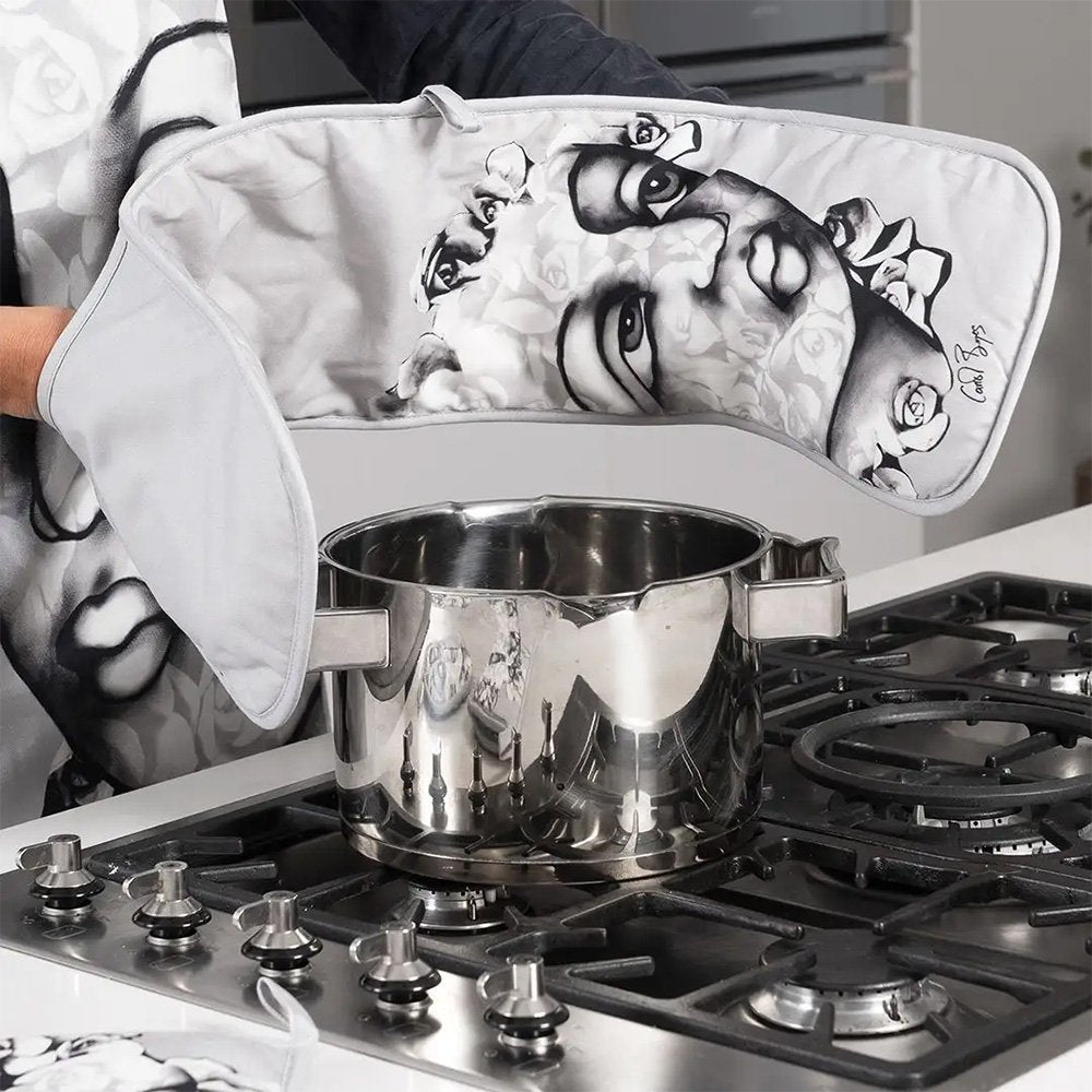 Carrol Boyes Double Oven Glove, Succulent Faces