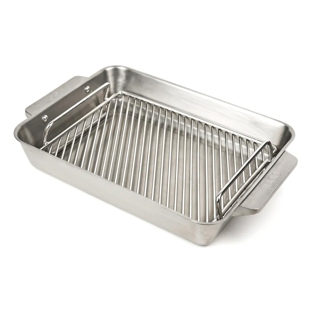 Ooni Stainless Steel Roasting Pan with Carving Board