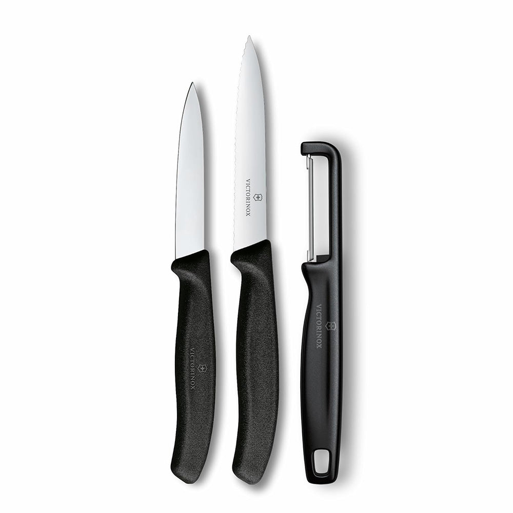 Victorinox Swiss Classic Paring Knife Set With Iota Peeler, 3pc