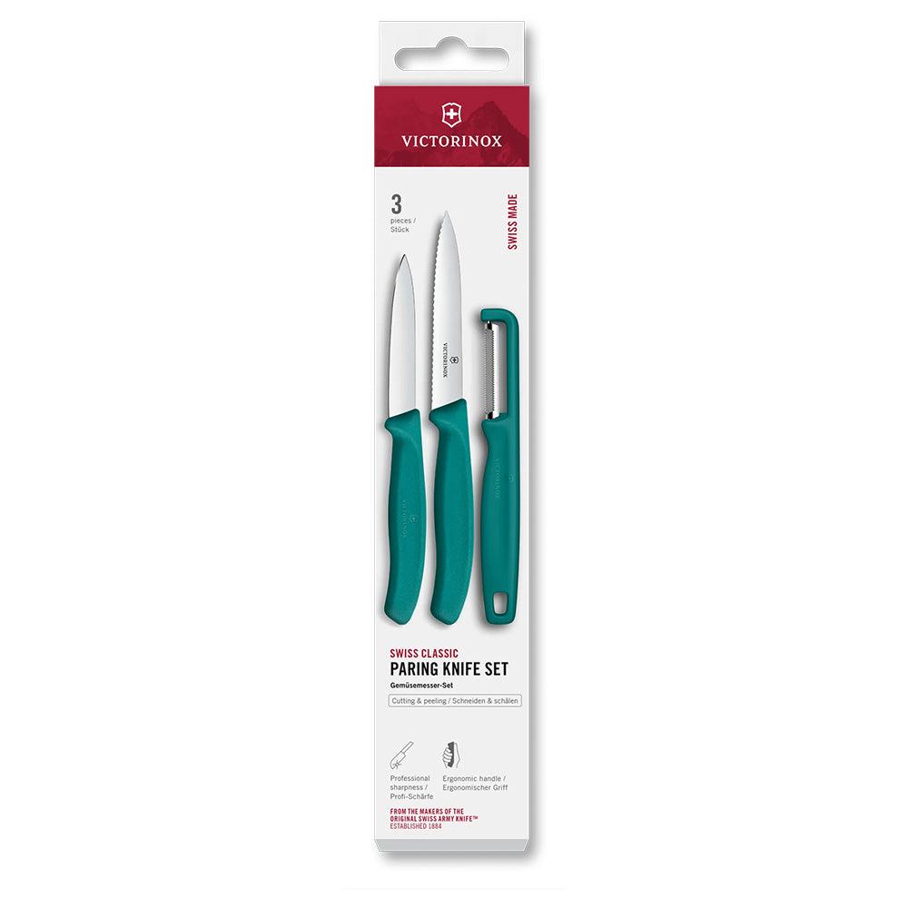Victorinox Swiss Classic Paring Knife Set with I-Peeler, 3pc