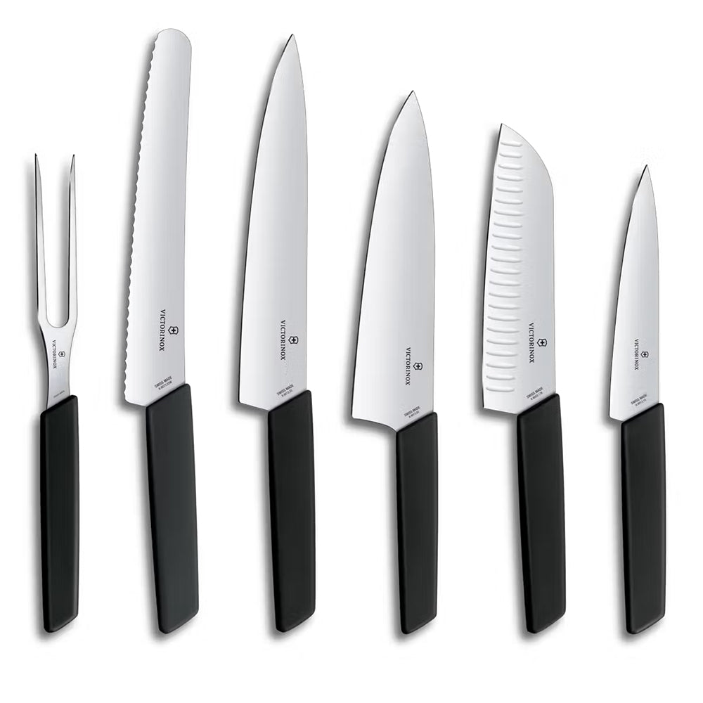 Victorinox Swiss Modern Knife Block, 6pc