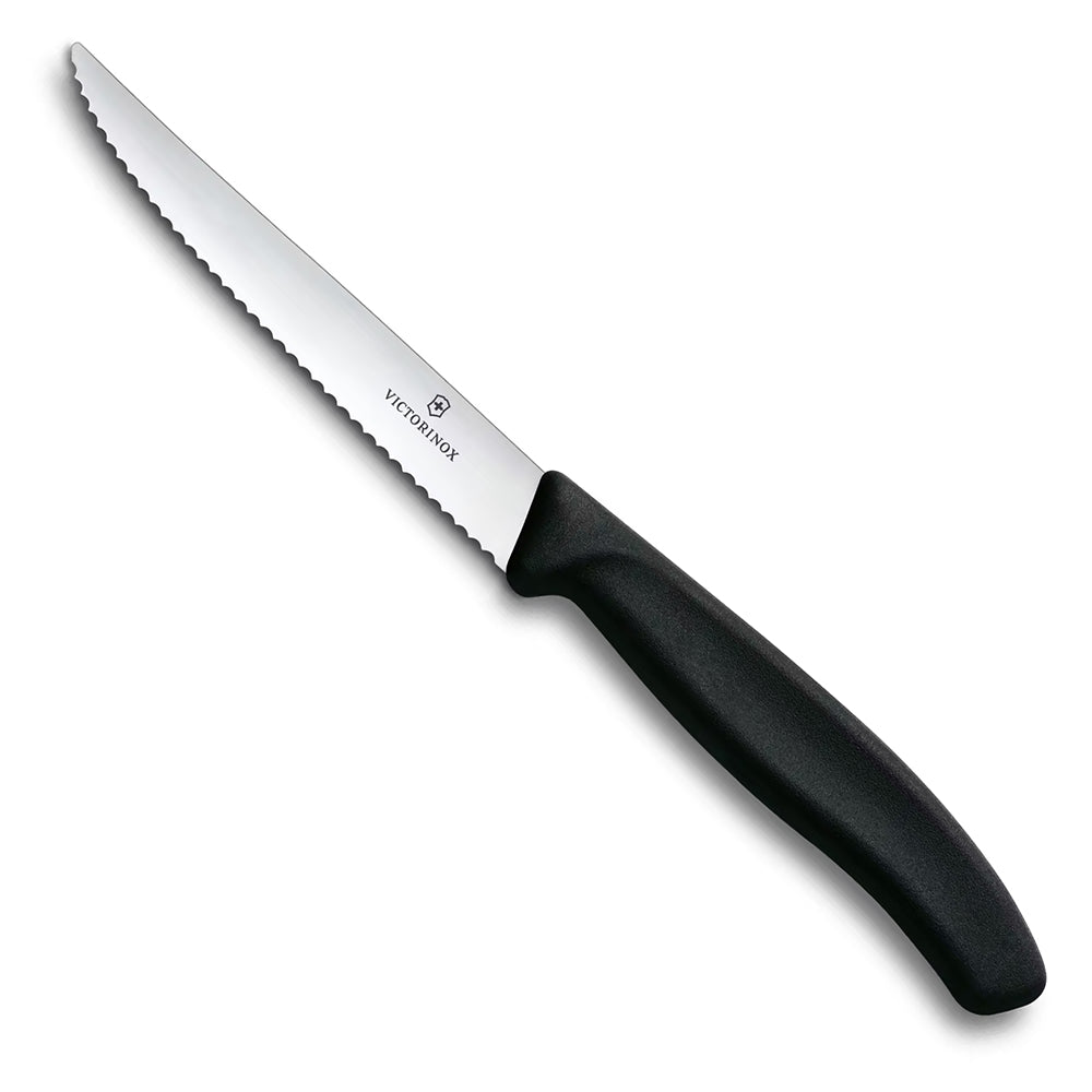 Victorinox Swiss Classic Serrated Pointed Steak Knife, 11cm