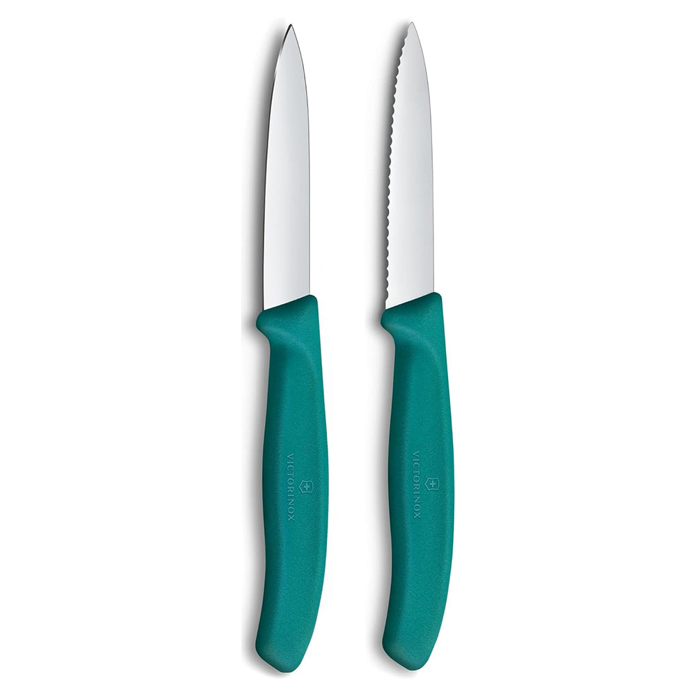 Victorinox Swiss Classic Plain and Serrated Paring Knife Set, 8cm