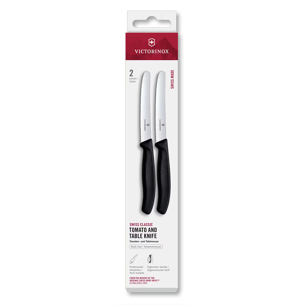 Victorinox Swiss Classic Tomato and Table Knife, Set of 2