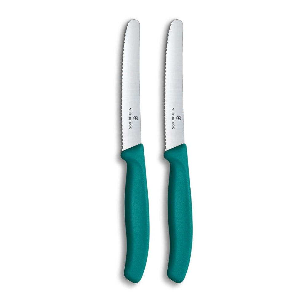 Victorinox Swiss Classic Rounded Serrated Paring Knife Set, 11cm