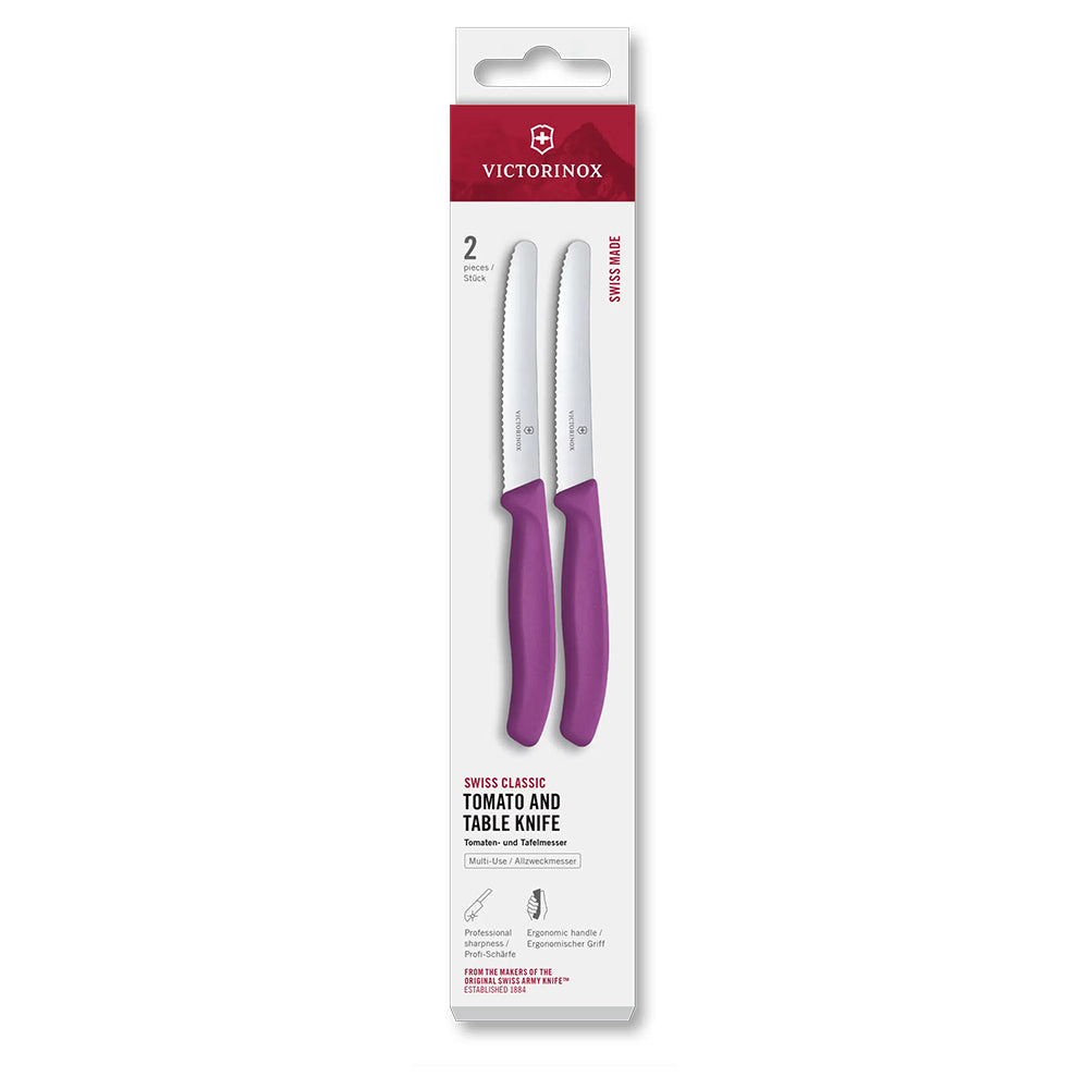 Victorinox Swiss Classic Tomato and Table Knife, Set of 2