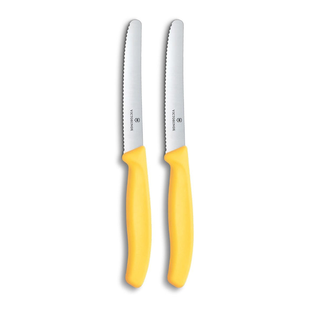 Victorinox Swiss Classic Rounded Serrated Paring Knife Set, 11cm