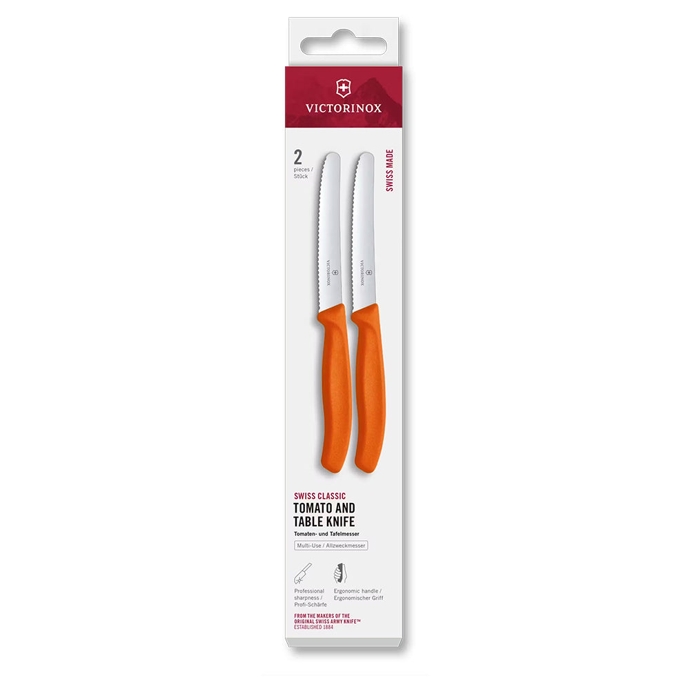 Victorinox Swiss Classic Tomato and Table Knife, Set of 2
