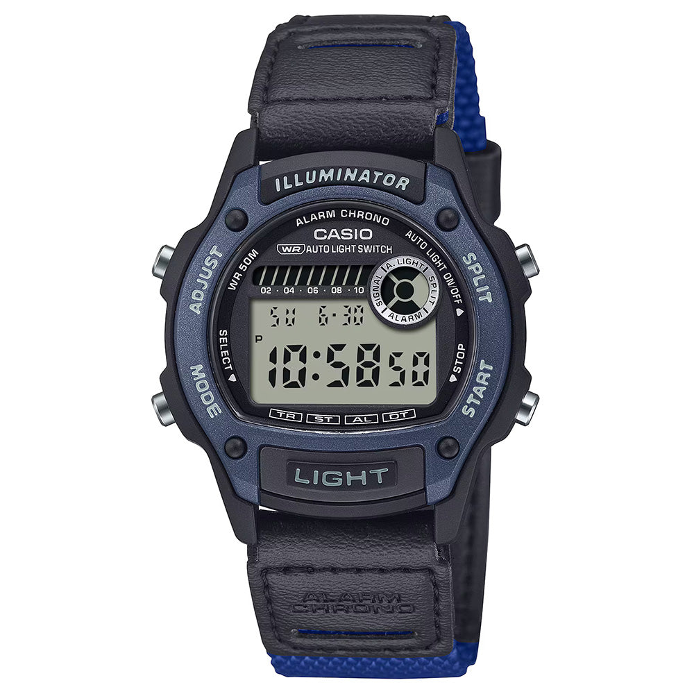 Casio Standard Men's 50m Digital Wrist Watch, W-220HF