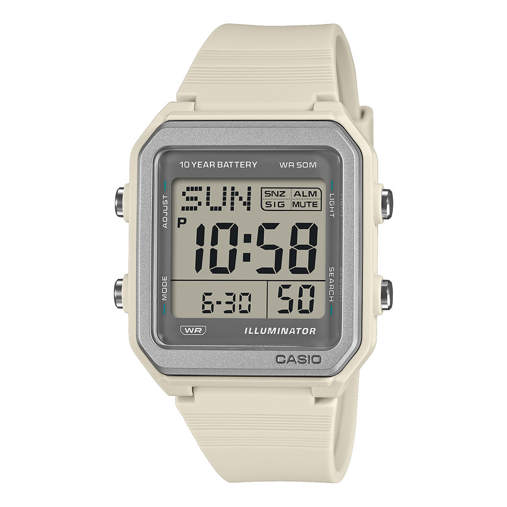 Casio Standard Men's 50m Digital Wrist Watch, W-221H