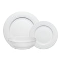 Maxwell & Williams White Basics Urban Rim Dinner Set, 12pc