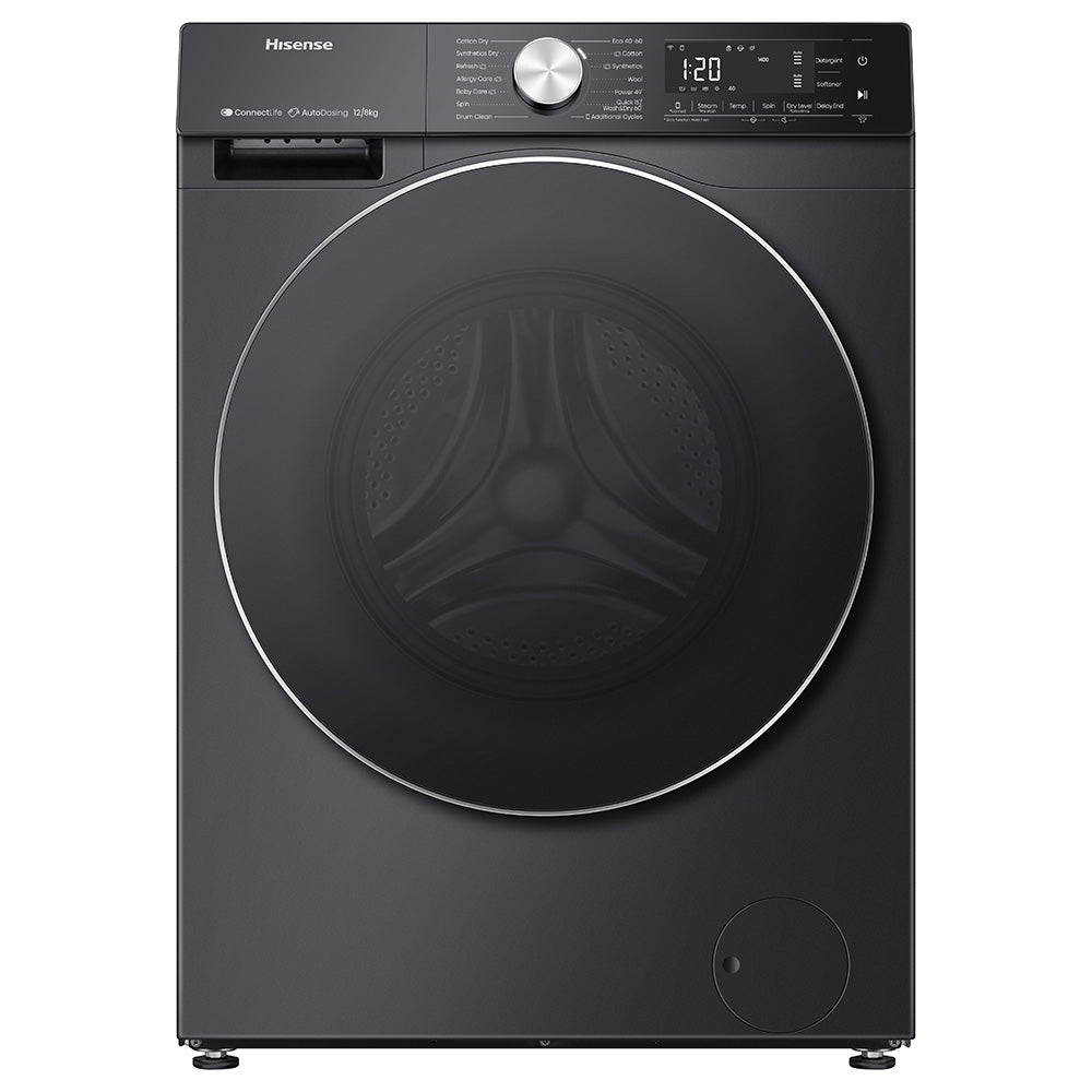 Hisense 12kg Smart Front Loader Washer & Dryer, WD5S1245BB