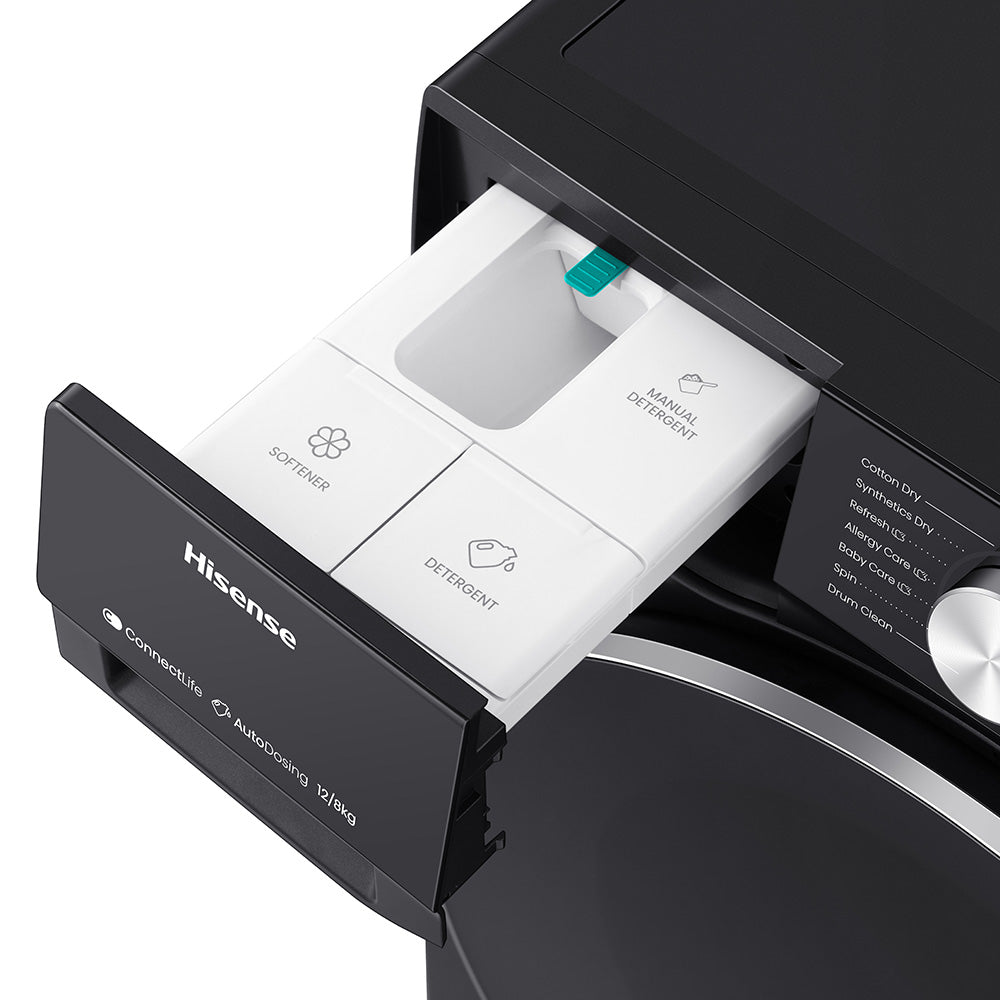 Hisense 12kg Smart Front Loader Washer & Dryer, WD5S1245BB