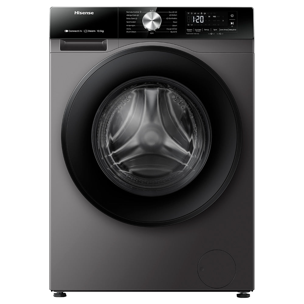 Hisense 10.5kg Smart Front Loader Washing Machine, WF3S1043BT