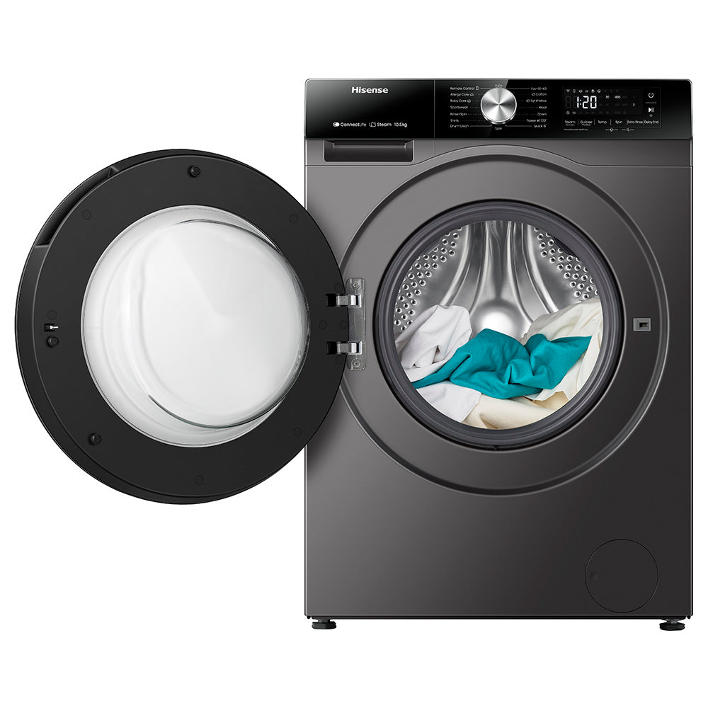 Hisense 10.5kg Smart Front Loader Washing Machine, WF3S1043BT