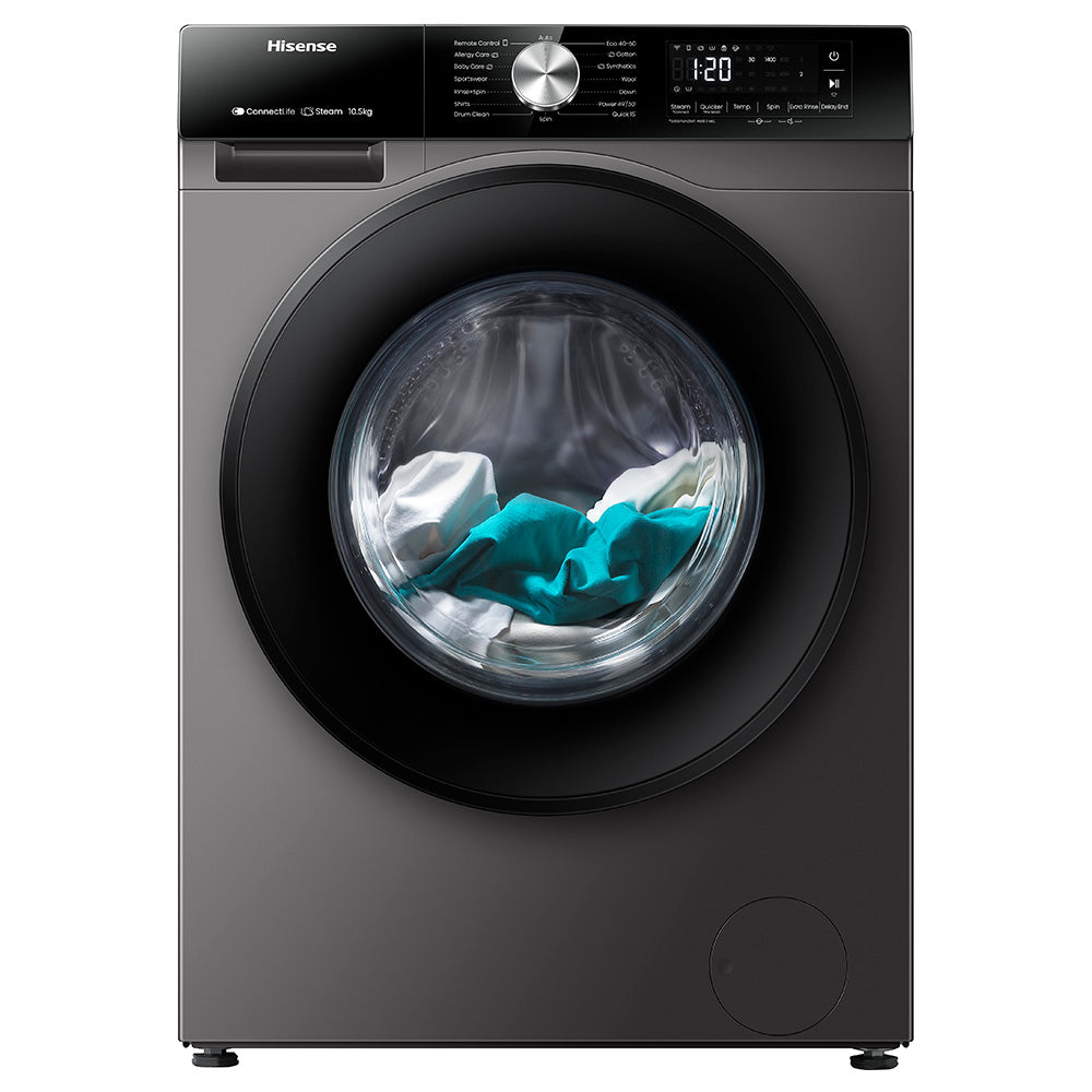 Hisense 10.5kg Smart Front Loader Washing Machine, WF3S1043BT