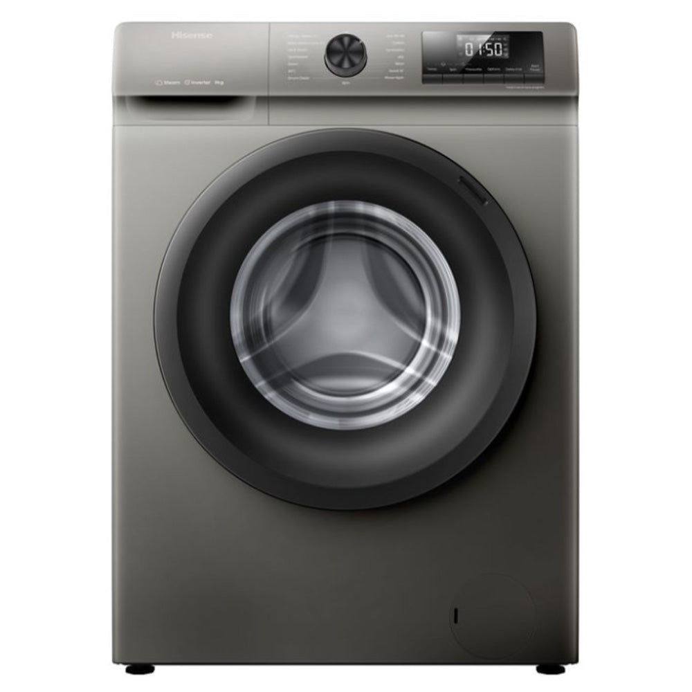 Hisense 8kg Smart Front Loader Washing Machine, WFQP8012VMT