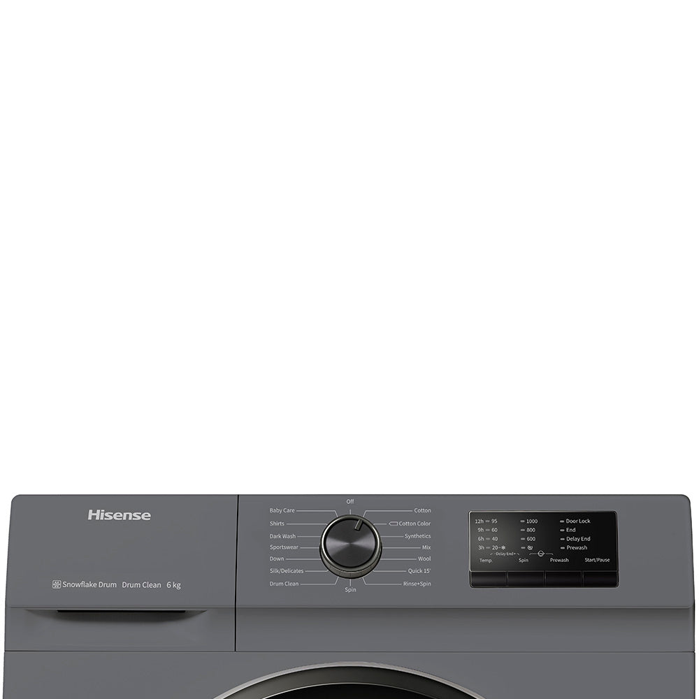 Hisense 6kg Front Loader Washing Machine, WFVC6010T