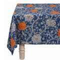 DSA Linen William Morris Orange Bloom Rectangular Tablecloth