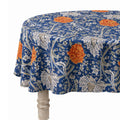 DSA Linen William Morris Orange Bloom Round Tablecloth, 180cm