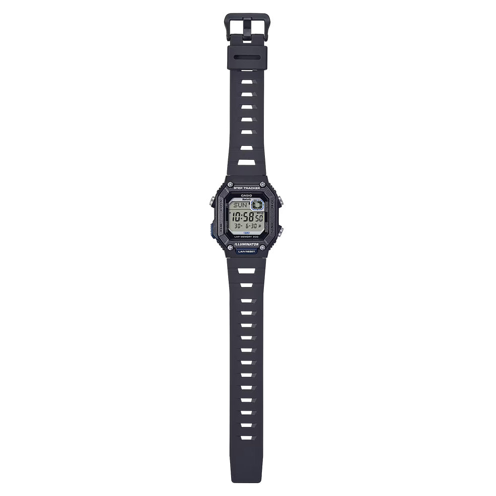 Casio Standard Men's 100m Fitness Wrist Watch, WS-B1000