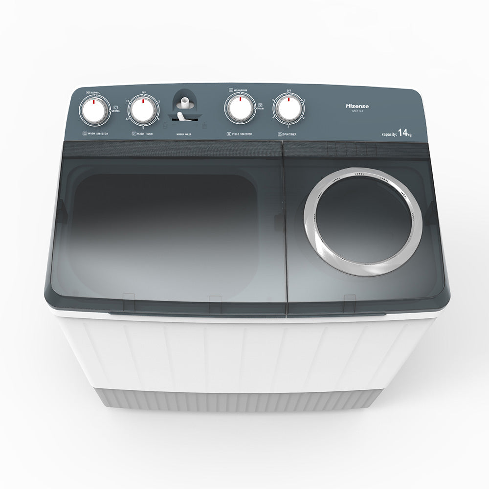 Hisense 14kg Twin Tub Washing Machine, WSCF143