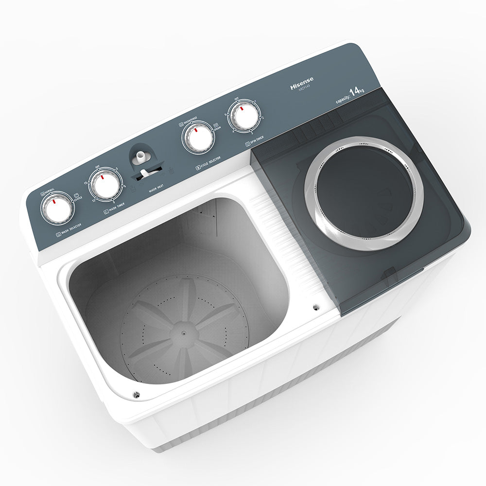 Hisense 14kg Twin Tub Washing Machine, WSCF143