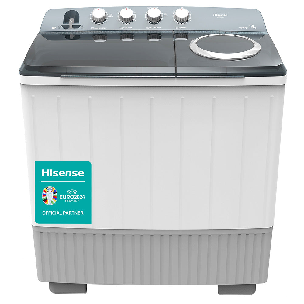 Hisense 16kg Twin Tub Washing Machine, WSDE163