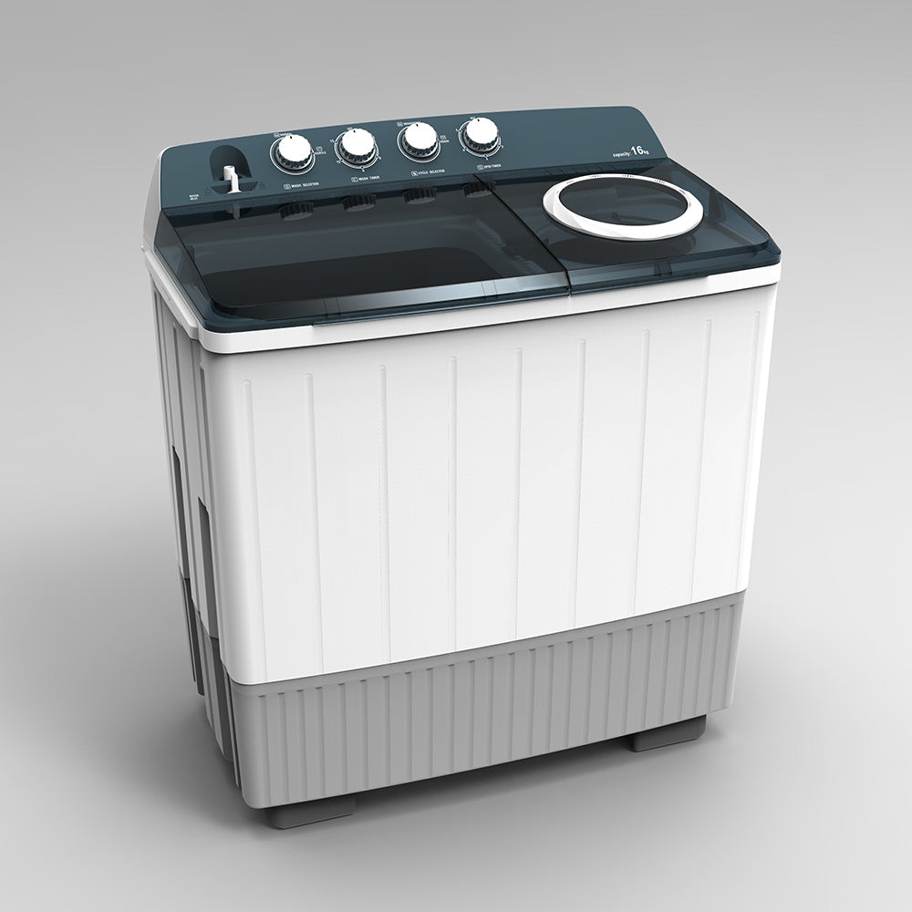 Hisense 16kg Twin Tub Washing Machine, WSDE163