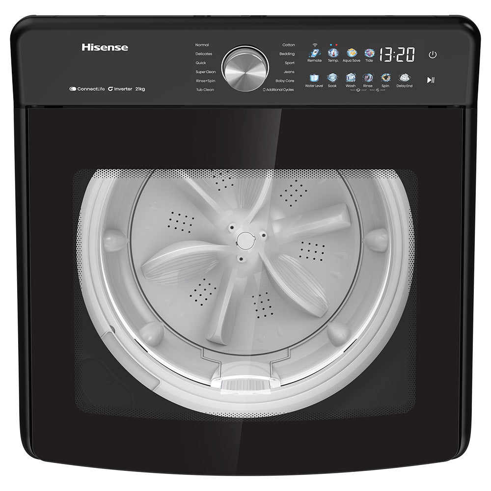 Hisense 21kg Top Loader Washing Machine, WT7T2125DB