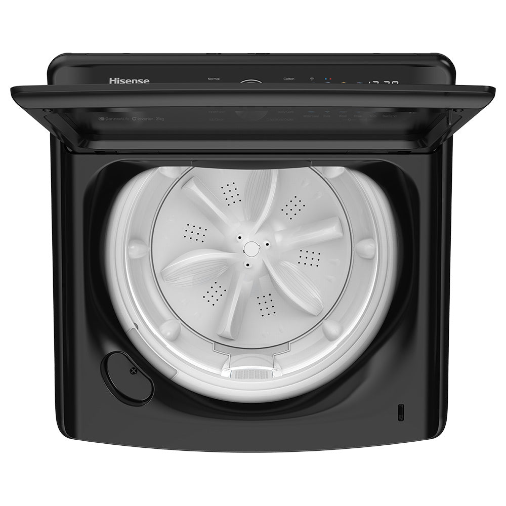 Hisense 21kg Top Loader Washing Machine, WT7T2125DB