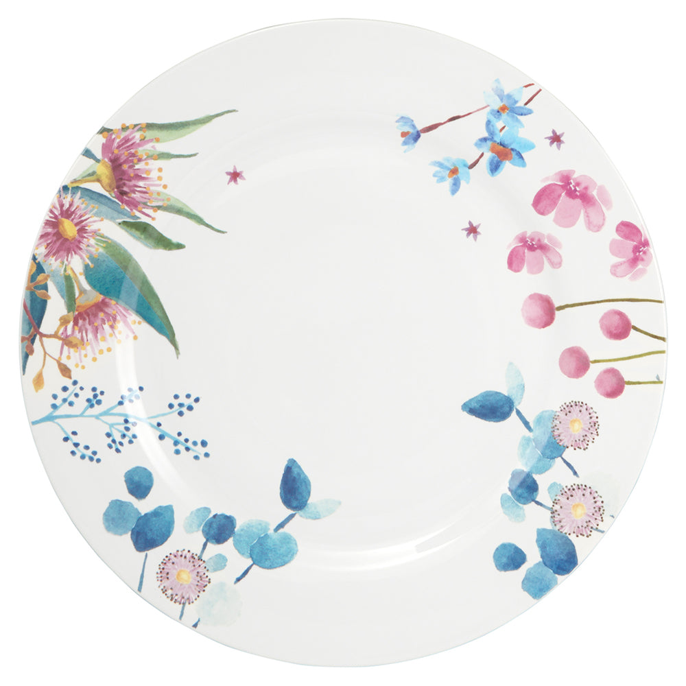 Maxwell & Williams Botanic Gardens Eucalyptus Bloom Rim Dinner Set, 12pc