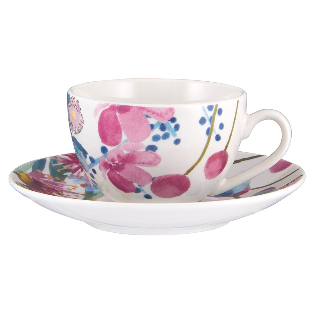 Maxwell & Williams Botanic Gardens Eucalyptus Bloom Coupe Demi Cup & Saucer