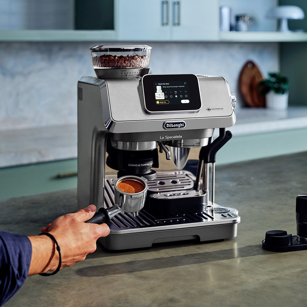 DeLonghi La Specialista Touch Manual Pump Bean to Cup Coffee Machine, EC9455.EX2