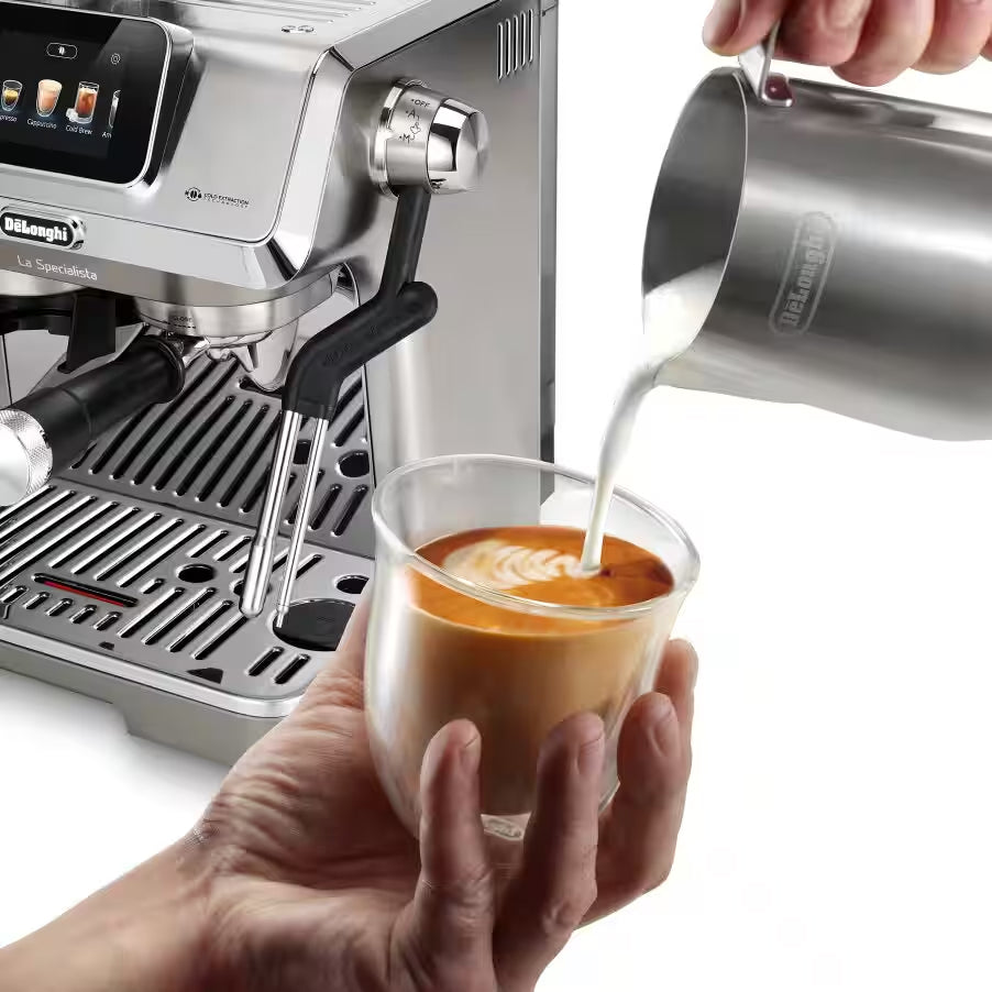 DeLonghi La Specialista Touch Manual Pump Bean to Cup Coffee Machine, EC9455.EX2