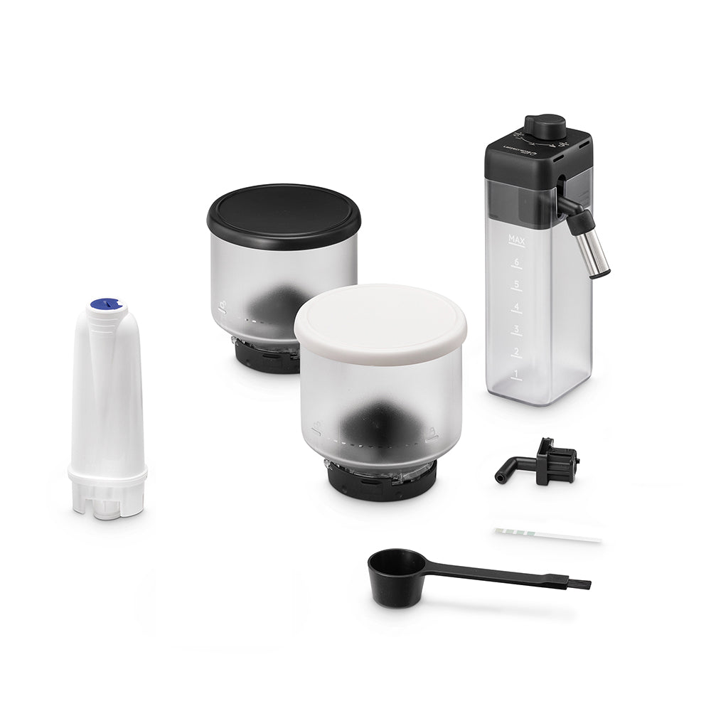 DeLonghi Rivelia Bean To Cup Fully Automatic Arctic White Coffee Machine
