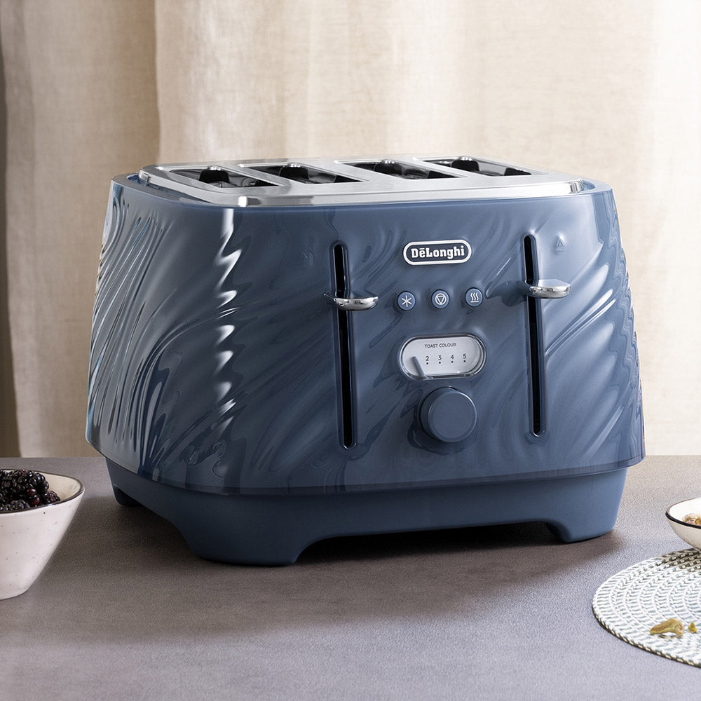 DeLonghi Ballerina Seta 4 Slice Toaster