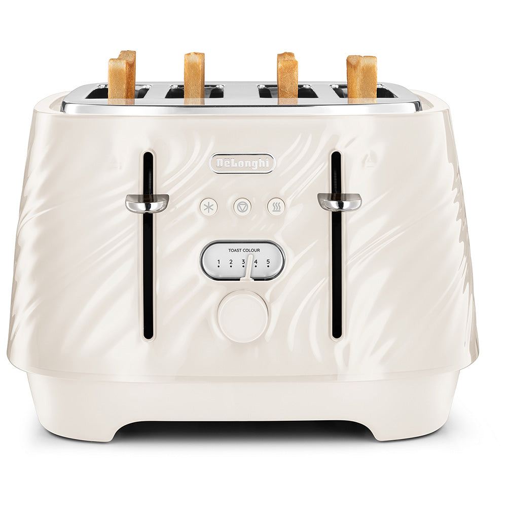 DeLonghi Ballerina Seta 4 Slice Toaster