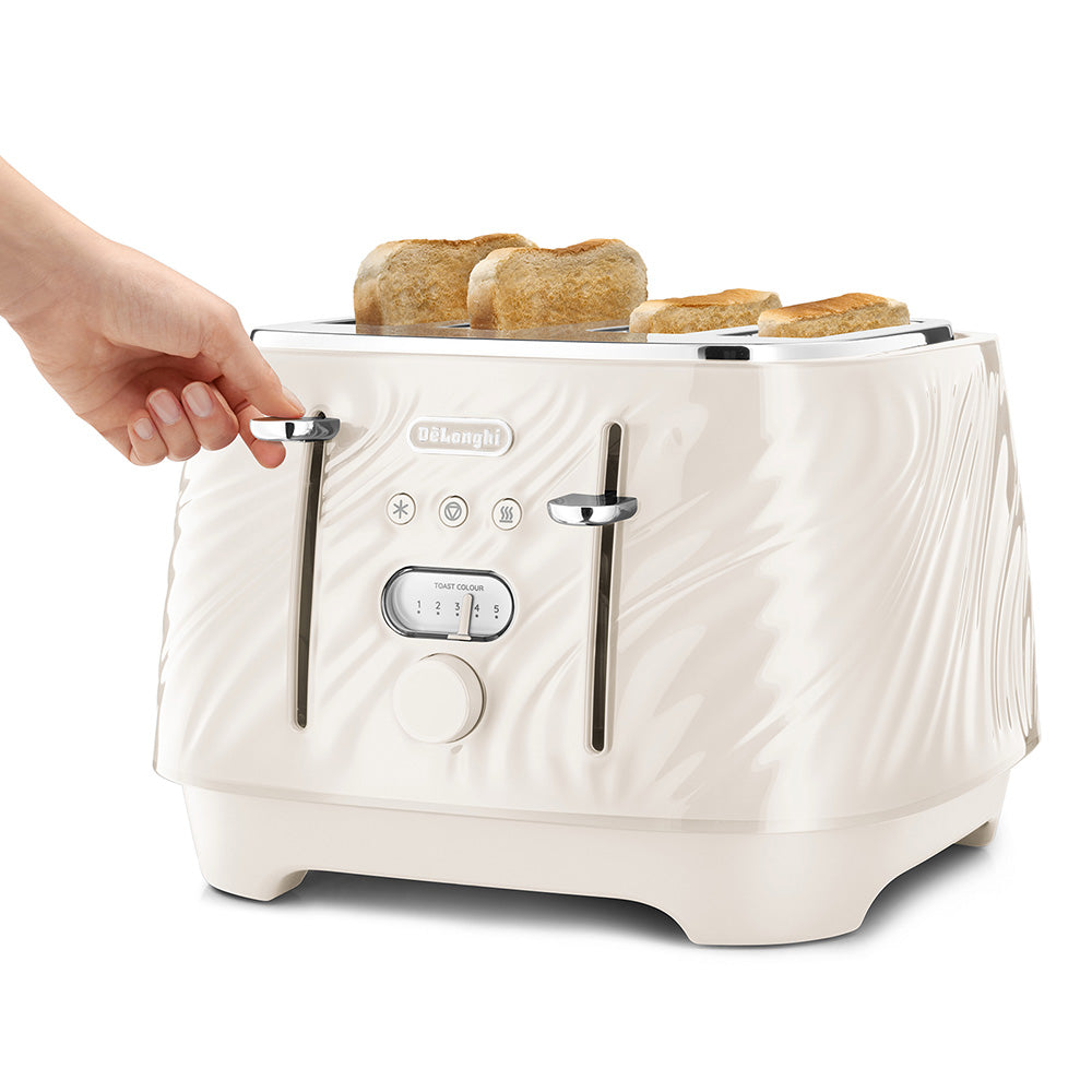 DeLonghi Ballerina Seta 4 Slice Toaster