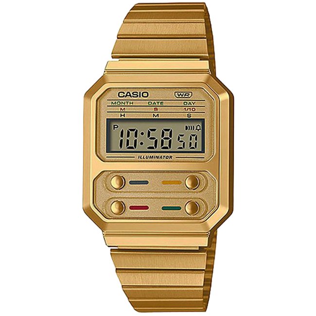 Casio Retro Vintage Digital Wrist Watch, A100WEG