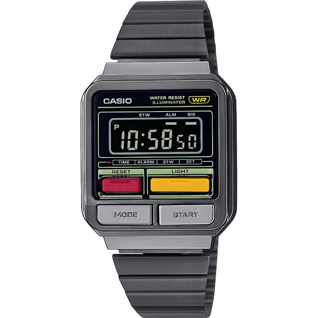 Casio Retro Digital Wrist Watch, A120WEGG-1BDF