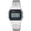 Casio Retro Unisex Silver Digital Wrist Watch, A159W-N1DF
