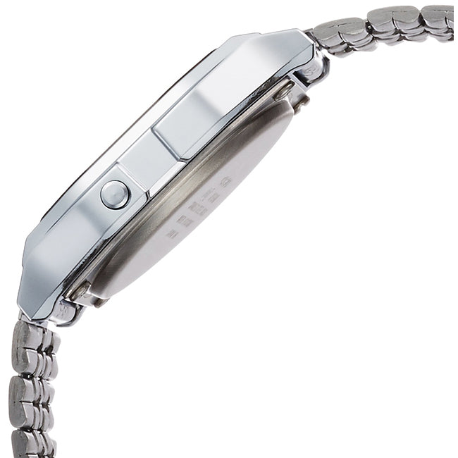 Casio Retro Unisex Silver Digital Wrist Watch, A159W-N1DF