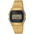 Casio Retro Unisex Gold Digital Wrist Watch, A159WGEA-1DF